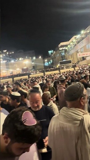 Erev Yom Kippur at the Kotel – A Night of Awe in Jerusalem, Israel 🇮🇱