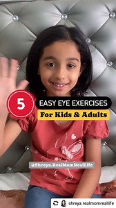 #RobinAgeSpotlight Check out this reel about 5 effective eye exercises for kids and adults by @shreya.realmomreallife Posted @withregram • @shreya.realmomreallife !Save & Share! ♥️ 5 EASY EFFECTIVE EYE EXERCISES FOR KIDS & ADULTS ♥️ #learnwithmish Listing below 5 simple eye exercises for you & children! 1. Close Tight! Open Wide! Close your eyes tight. Open wide. Repeat around 5 times. Relax. 2. Up & Down Move eyes up & down without moving your head. Repeat 5 times. Look straight. Close your eye