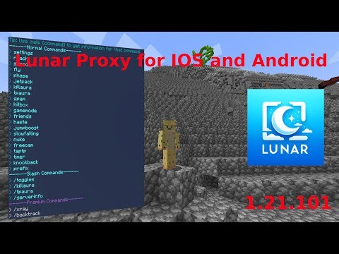 How to use Lunar Proxy on IOS and Android (New MCPE Hack Client)