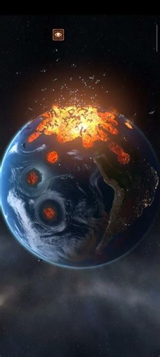 Swarm destroying a Planet|| 3d Simulation