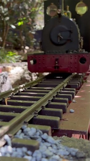 iPhone vs. Model steam locomotive #livesteam