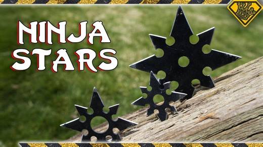 How to create durable ninja throwing stars with basic materials