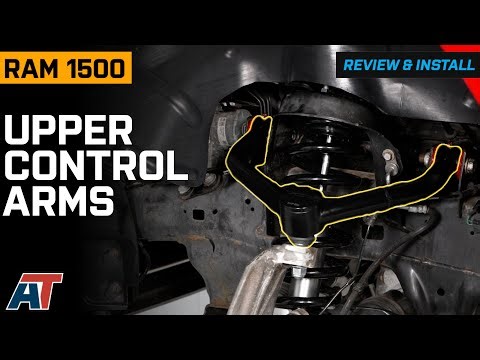 2009-2026 RAM 1500 Front Upper Control Arms for 0 to 2-Inch Lift Review & Install