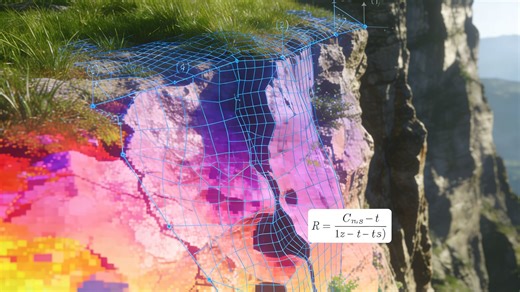 虚幻UE5.7.1Substrate新材质系统（自动地形材质）2.0、通过数学计算，实现悬崖和草地的区分