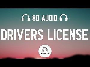 Olivia Rodrigo – Drivers License (8D AUDIO)