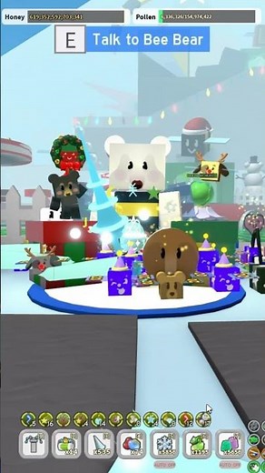 HOW TO COMPLETE BEAR BEE/DAPPER BEAR QUESTS BEESMAS PART 2 #shorts #roblox #bss #beeswarmsimulator