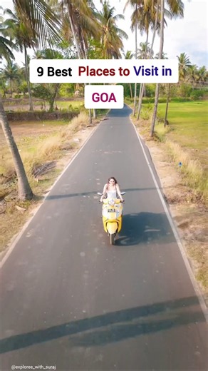 Goa Ke Must Visit Places 🏝️✨.