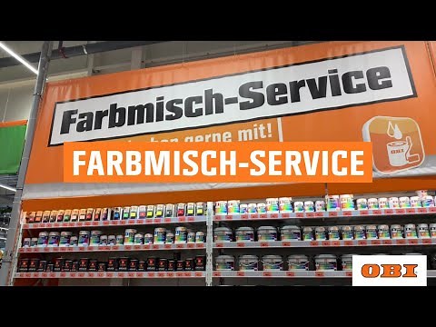 OBI | Farbmisch-Service bei OBI