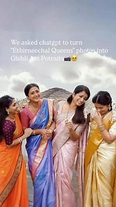 349K views · 2.5K reactions | Ethirneechal Queens - Ghibli art versions. #tamilserial #tamilserials | Ethirneechal serial - season 2 | Facebook