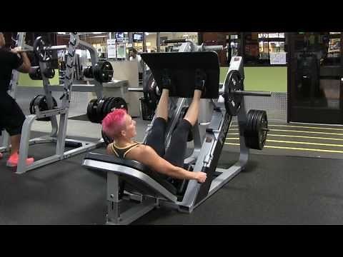 How-To Use the "Angled Leg Press" Machine
