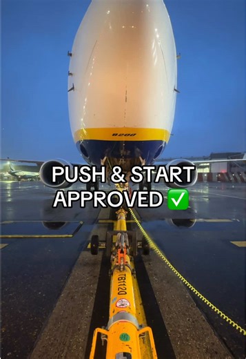 Dog Leg Push From Stand at Gatwick Airport