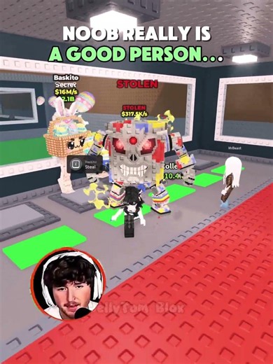 The steak made the female noob cry 😭#roblox #usa