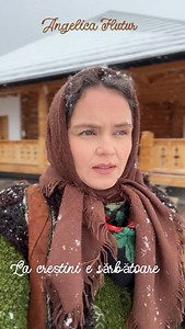 5.7K views · 8.8K reactions | Mai frumos, mai însemnat, mai de suflet… nimic altceva nu vreau să fiu decât româncă … ♥️ . #craciun #bucovina #angelicaflutur | Angelica Flutur | Facebook