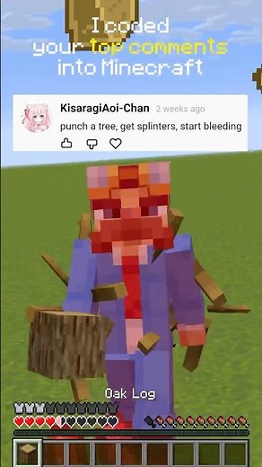 I added Splinters to #minecraft #cursedminecraft #minecraftmemes