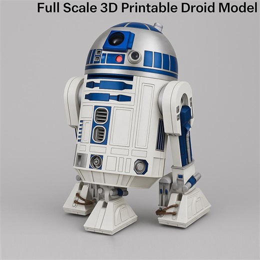 Life-size R2-D2 STL Files – Full Scale 3D Printable Droid Model - Etsy