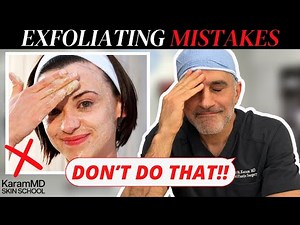 These exfoliation skincare mistakes will harm your skin! Save your skin now!