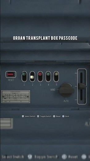 Unlocking Organ transplant Box Guide #residentevil9requiem