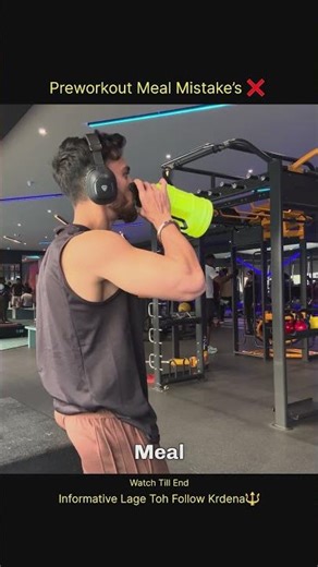 Pre-workout me kya khana chahiye?