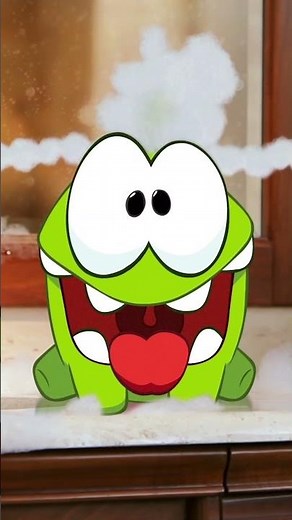 🛁 Om Nom en modo diversión 💚 ¡Imperdible! #omnom #shorts