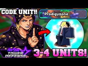 [New Code Unit!] Dark Johnny Joestar DESTROYED ProdigyZone in All Star Tower Defense Roblox