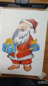 Christmas Drawing// Santa claus Drawing #shorts #art #drawing #christmas