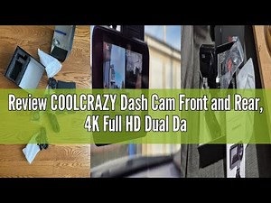 Review COOLCRAZY Dash Cam Front and Rear, 4K Full HD Dual Dash Camera for Cars Built-in 5G WiFi GPS,