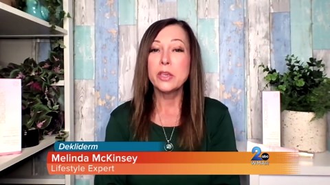 Smooth sagging neck skin with Dekliderm