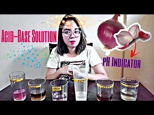 ACID-BASE SOLUTION | Red Onion as pH Indicator | Chemistry