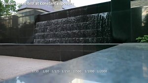 Effect of shutter speed on fast moving objects