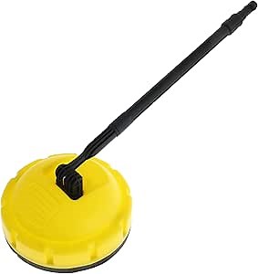Pressure Washer Brush Rotary Surface Cleaner High Pressure Surface Cleaner Pressure Washer Surface Cleaner Multifunctional Power Washer Scrubber for Home 9.4×27.6 Inch, Yellow