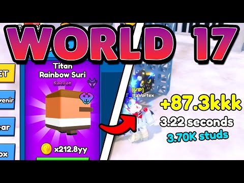 I was GIFTED the STRONGEST Pet and it COMPLETED World 17 Instantly!