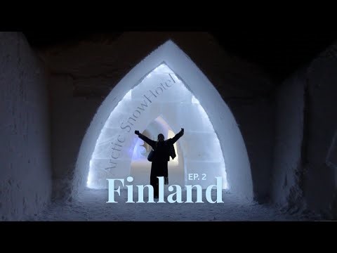 We slept in an ICE HOTEL?! 🧊 Arctic Circle & exploring Santa Village | EP. 2