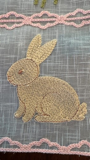 Textile Easter Table Runner Sheer, Springtime, Easter Flowers, Bunnies, Designer Cynthia Rowley Easter Bunny Table Runner - Etsy