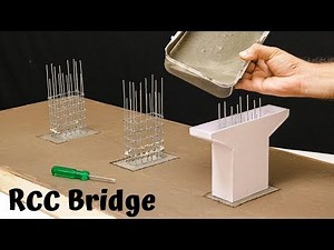 Mini Bridge Concrete Model (Part 1 = Column) || Mini House Model