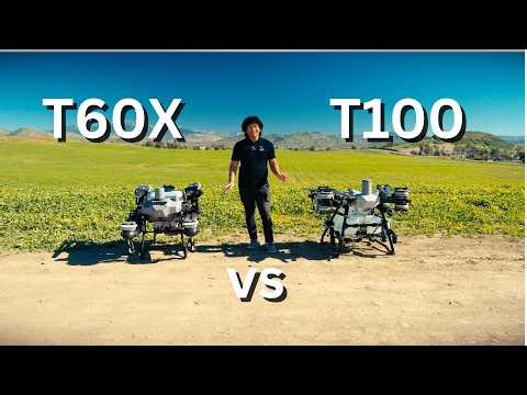 Talos T60X vs DJI Agras T100 Flight Comparison I Which One Fits Your Operation?