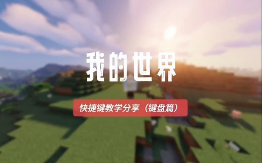 【MC】我的世界快捷键教学分享-（键盘篇）