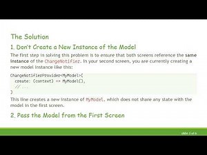 Solving Provider State Management Issues in Flutter: Updating Data Across Screens