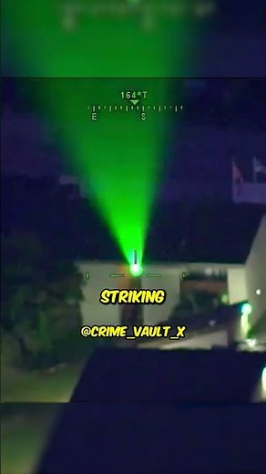 Helicopter Laser Attack Ends in Arrest | Police Bodycam Footage
