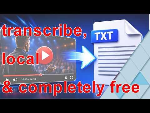 do NOT pay for any transcribe services when you can do it for free