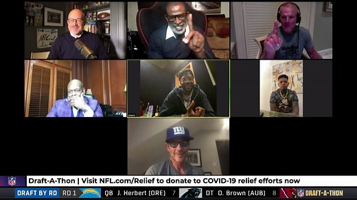 A conversation between Brett Favre and 2 Chainz… Only on #DraftAThon LIVE! DONATE: Text DRAFT to 21000 (Standard msg. rates) Or Visit: http://nfl.com/relief | NFL