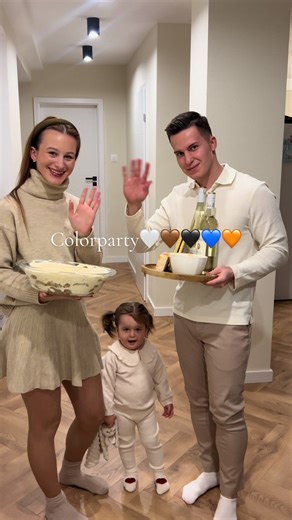 Color party🤍🤎🖤💙🧡