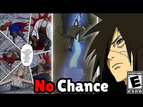When Madara DESTROYED the 5 Kage with ZERO Effort | Naruto