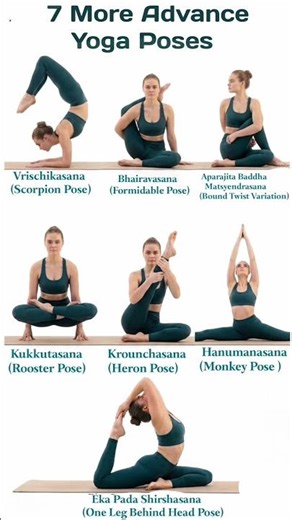 7 Extreme Yoga Poses to Test Your Strength 😱🔥 #dailyyoga #yoga #healthylifestyle #flexibility