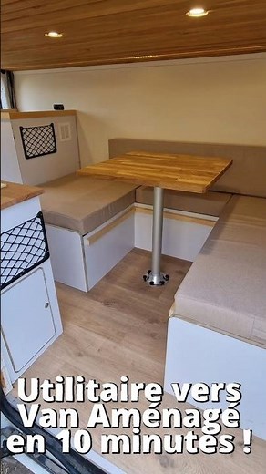 Transformer un utilitaire en van aménagé en 10 minutes ! Aménagement amovible Renault Trafic !
