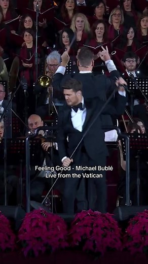His vocals are absolutely insane 😱 #michaelbuble #music #concert #vatican @Michael Bublé