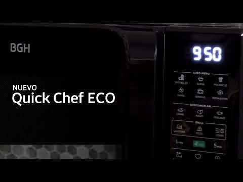 Nuevo microondas BGH Quick Chef ECO negro