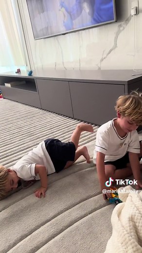Playful Moments: Kids Enjoying Time Together at Home