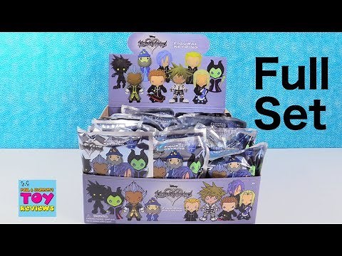Disney Kingdom Hearts Series 2 Figural Keyring Full Box Toy Review | PSToyReviews