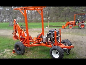 Homemade backhoe / tow behind