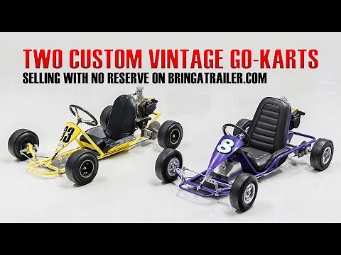 Two 1970's Vintage Custom Go-Karts Selling with NO RESERVE On Bring a Trailer